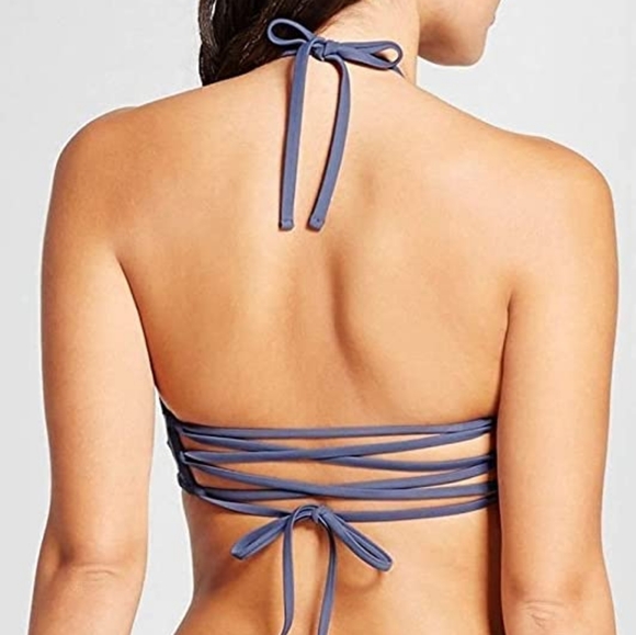 Crochet High Neck Bikini Top - Picture 3 of 7